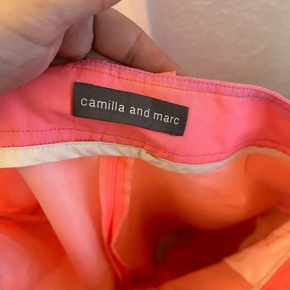 ! Camilla and Marc Adelaide Trousers Pink Striped Color block Orange Pants… - Picture 5 of 5